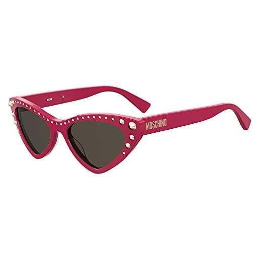 Moschino occhiali da sole mos093/s red/dark grey 53/17/140 donna