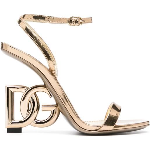 Dolce & Gabbana sandali keira 105mm - oro