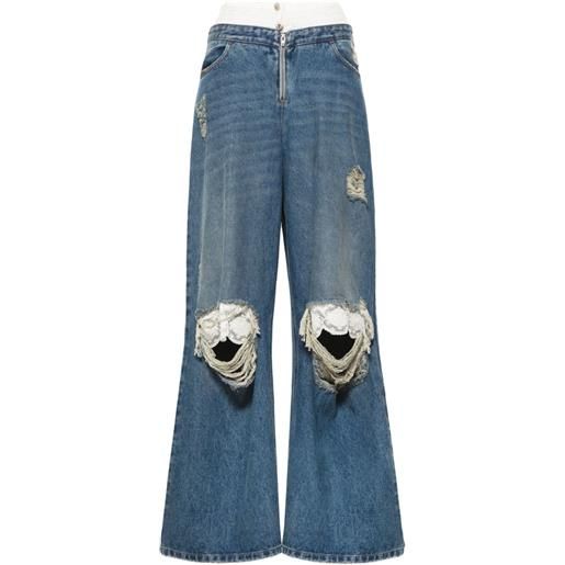 Seen Users jeans a gamba ampia victorian - blu