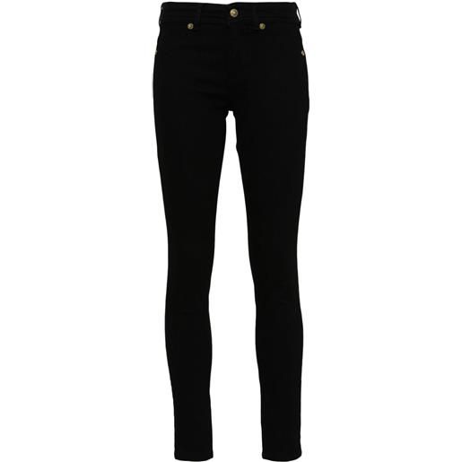 Versace Jeans Couture jeans skinny con logo - nero
