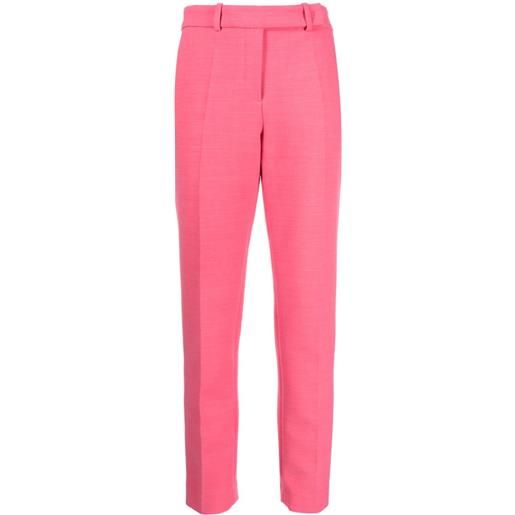 Paule Ka pantaloni affusolati con pieghe - rosa