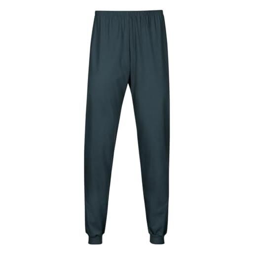 Trigema 637096 pantaloni pigiama, grigio (antracite 018), xxxl uomo