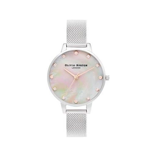 Olivia Burton orologio analogico quarzo donna con cinturino in acciaio inox ob16se07