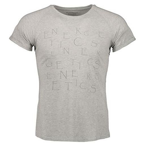 Energetics cully, t-shirt bambina, grey light/melange, 116