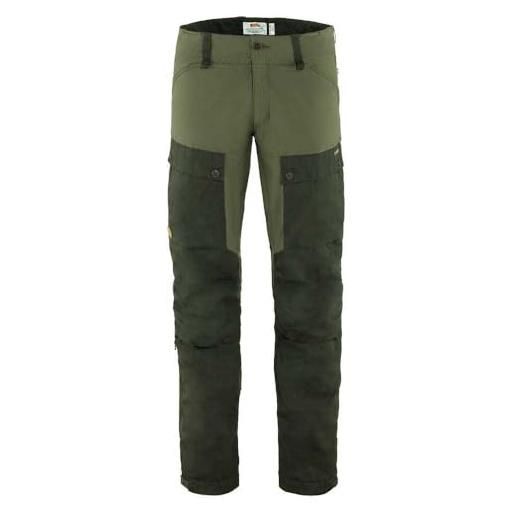 Fjallraven 87176-662-625 keb trousers m pantaloni sportivi uomo deep forest-laurel green taglia 48/s