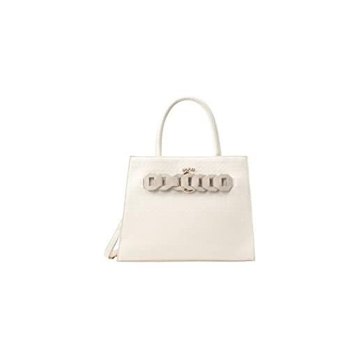 blonda, borsa con manici donna, beige chiaro