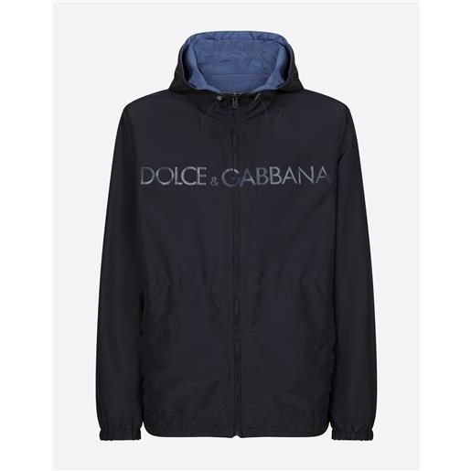 Dolce & Gabbana giubbino reversibile con cappuccio con logo