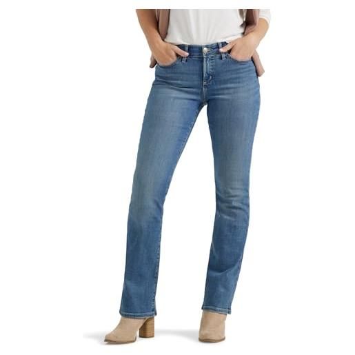 Lee flex motion regular fit bootcut jean jeans, dimissioni, 48 donna