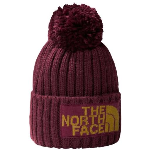 The north face heritage cappello invernale, boysenberry/sulphurmoss, taglia unica uomo