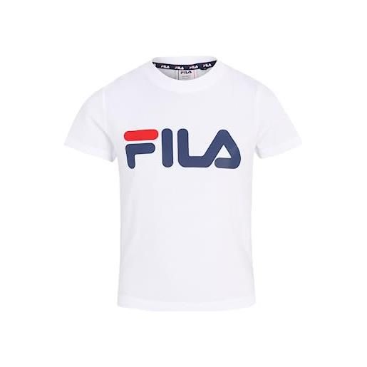 Fila baia mare classic logo t-shirt, black, 98/104 unisex-adulto