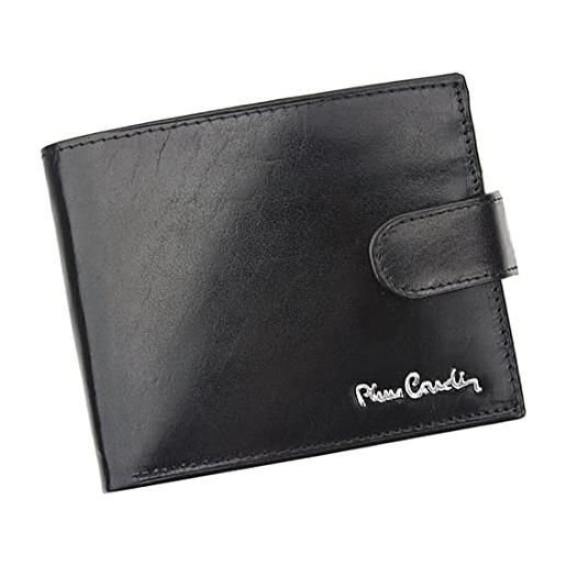 Pierre Cardin elegante portafoglio da uomo, 11.5x9.5x2.2 cm, in 100% pelle naturale, per un massimo di 11 carte, 2 scomparti per banconote, ys520.1, elegante