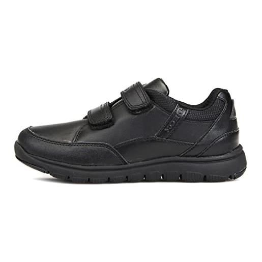 Geox j xunday boy b, sneakers bambini e ragazzi, nero (black), 31 eu