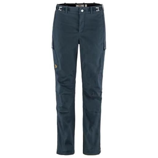 Fjallraven 84797-570 singi x-trousers w pantaloni sportivi donna mountain blue taglia 40/r