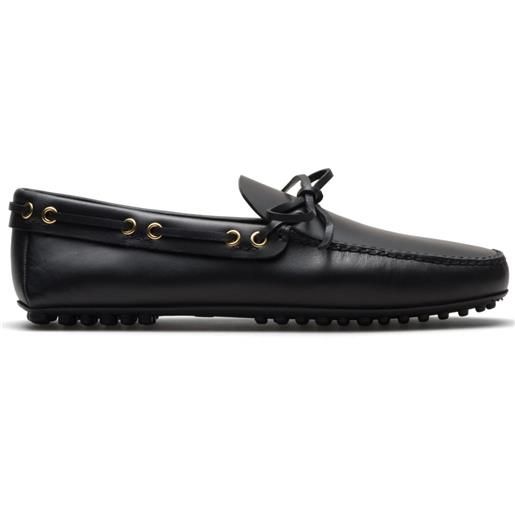 Car Shoe mocassini con fiocco - nero