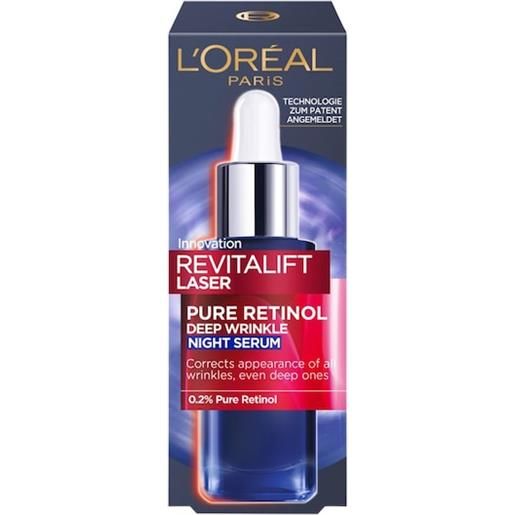 L'Oréal Paris cura del viso sieri siero notte antirughe con retinolo puro