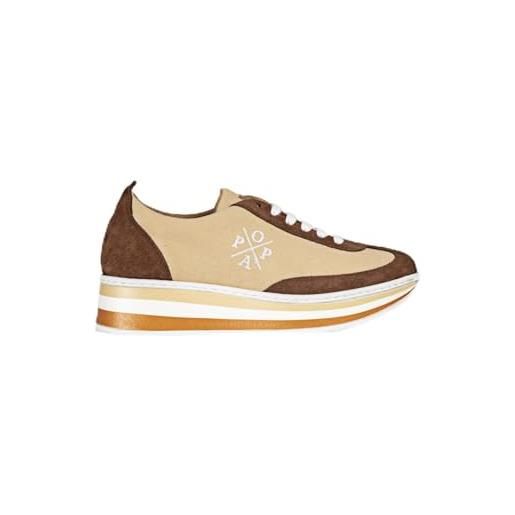 POPA scarpe marca modello sportivo 4p castagna, sneaker unisex-adulto, marrone, 36 eu
