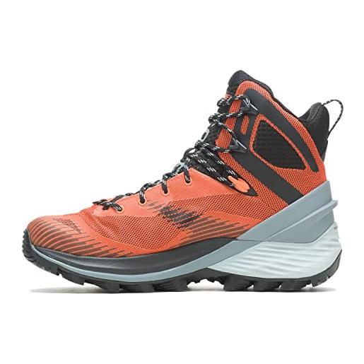 Merrell rogue hiker mid gtx-orange, scarpe da ginnastica basse uomo, arancione, 43 eu