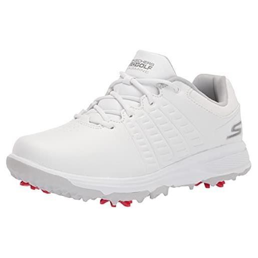 Skechers go jasmine-scarpe da golf con punte, impermeabili, donna, bianco, 38.5 eu