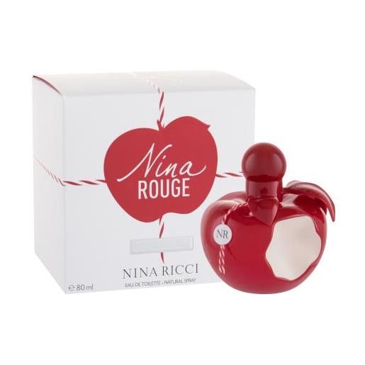Nina Ricci nina rouge 80 ml eau de toilette per donna