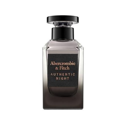 Abercrombie & Fitch authentic night 100 ml eau de toilette per uomo