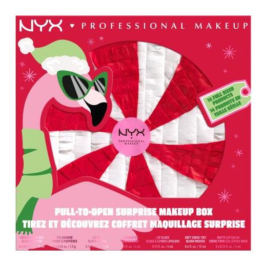 NYX Professional Makeup fa la la l. A. Land pull-to-open surprise makeup box cofanetti pacchetto sorpresa