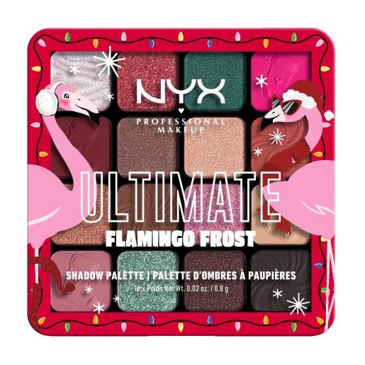 NYX Professional Makeup fa la la l. A. Land ultimate flamingo frost palette di ombretti natalizi 12.8 g