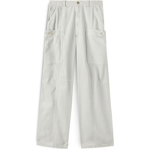 Palm Angels pantaloni con applicazione - grigio