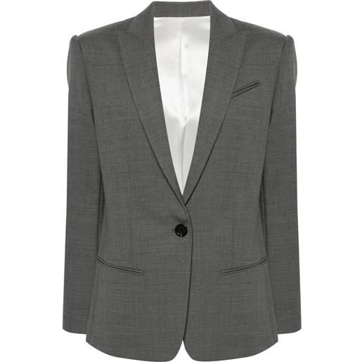 Philosophy Di Lorenzo Serafini blazer monopetto con revers a lancia - grigio