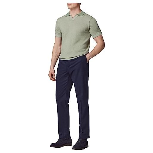 Hackett London c chino sanderson pantaloni, blu (navy blazer), 30w/34l uomo
