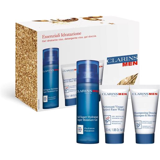 Clarins trattamenti essenziali idratazione 50 ml + 2 x 30 ml