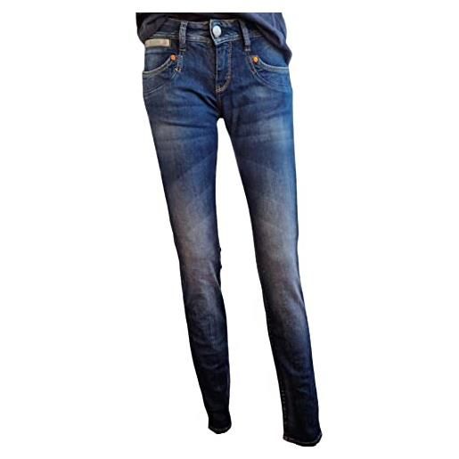 Herrlicher jeans piper slim in cotone biologico, orion, 42 it (28w/30l)
