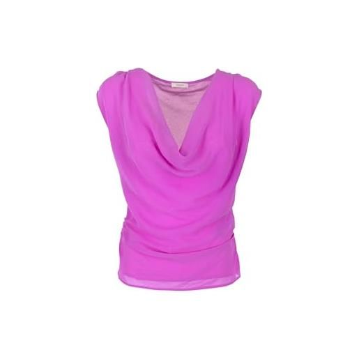 Fracomina blusa donna viola fr23st2022w45201 viola l