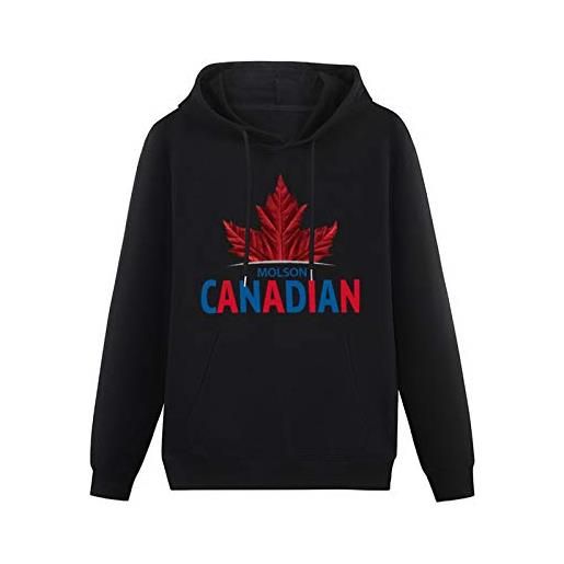 kfr long sleeve hooded sweatshirt qqyong molson canadian beer logo design cotton blend hoody xxl