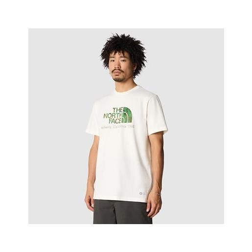 TheNorthFace the north face t-shirt berkeley california da uomo white dune-optic emerald generative camo print taglia l uomo