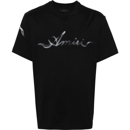AMIRI t-shirt con strass - nero
