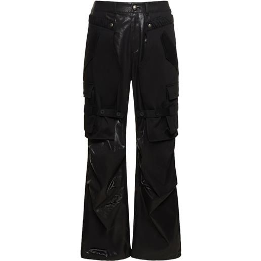 ANDERSSON BELL raptor layered cotton cargo pants