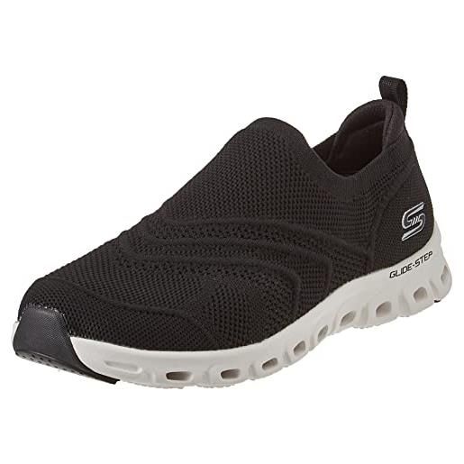 Skechers glide-step, scarpe da ginnastica donna, nero, 41 eu