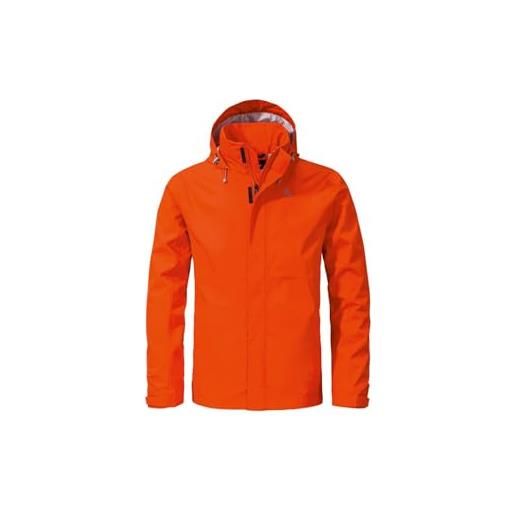 Schöffel gmund m giacca antipioggia, arancione, 52 uomo