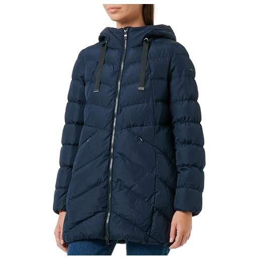Geox w anylla long parka, giacca donna, sky captain , 40