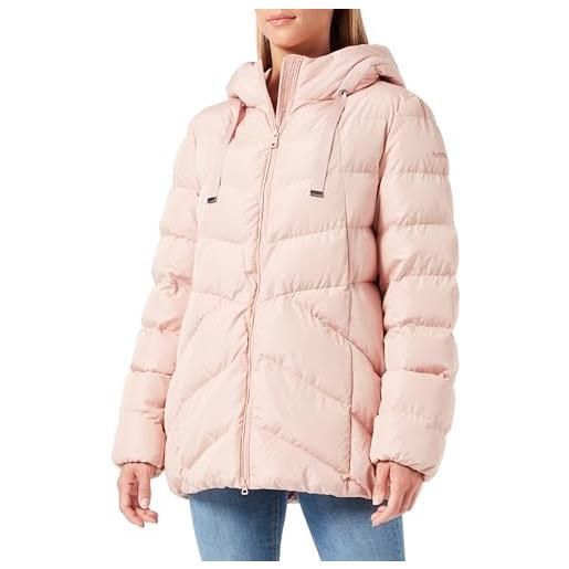Geox w anylla mid parka, giacca donna, misty rose, 44