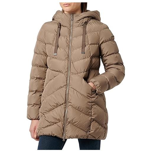 Geox w anylla long parka, giacca donna, sky captain , 40