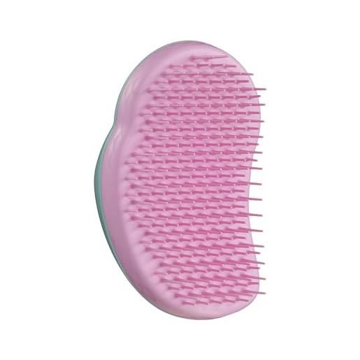 Tangle Teezer mini spazzola districante originale | dimensione del palmo perfetta per bambini e viaggi | ideale per capelli bagnati e asciutti | riduce i capelli mossi | blu marino e boccioli di rosa