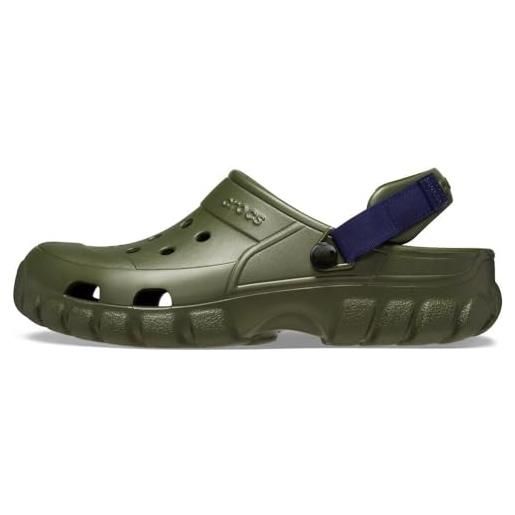 Crocs zoccoli unisex per sport fuoristrada, verde militare navy, 45/46 eu