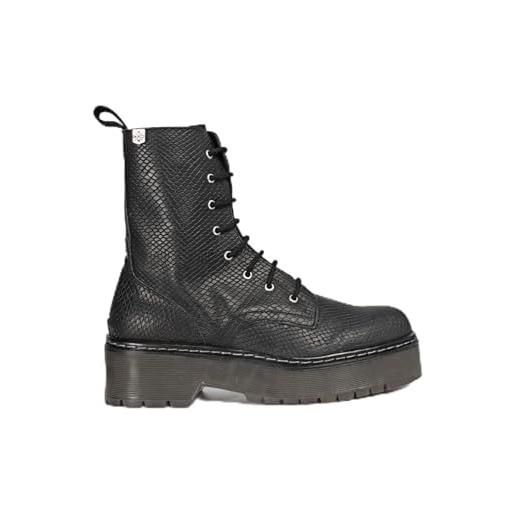 POPA scarpe marca modello minorquina 4p davinia snake nero, sneaker unisex-adulto, 37 eu