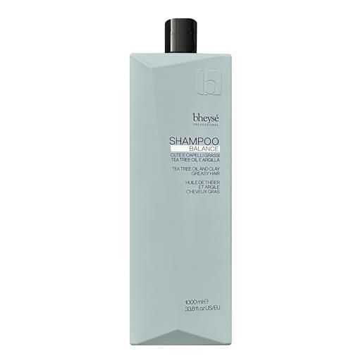 Generico shampoo balance cute e capelli grassi bheysè detergente riequilibrante rinfrescante olio di melaleuca e argilla 1000 ml