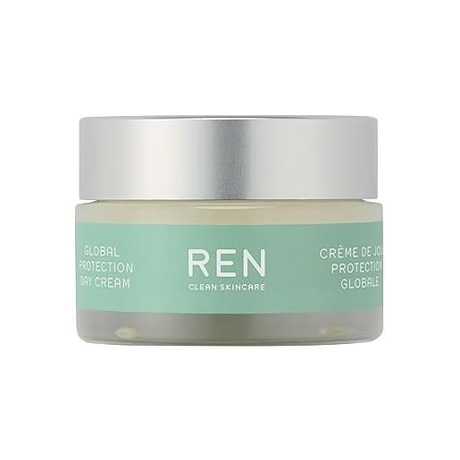 REN Clean Skincare evercalm™ global protection crema giorno idratante per pelle sensibile e secca formato da viaggio 15ml