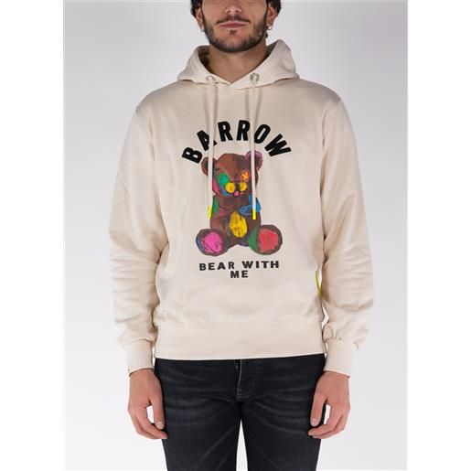 BARROW felpa hoodie bear with me uomo