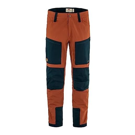 Fjallraven 86411-215-555 keb agile trousers m pantaloni sportivi uomo autumn leaf-dark navy taglia 58/s