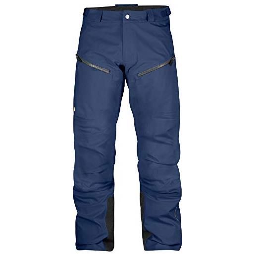 Fjallraven bergtagen lite eco-shell trs m, pantaloni sportivi uomo, blu (mountain blue), 50