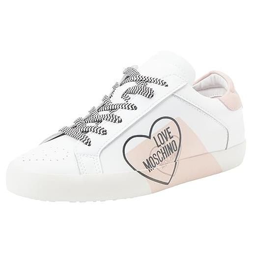 Love Moschino sneakers donna, bianco, 39 eu